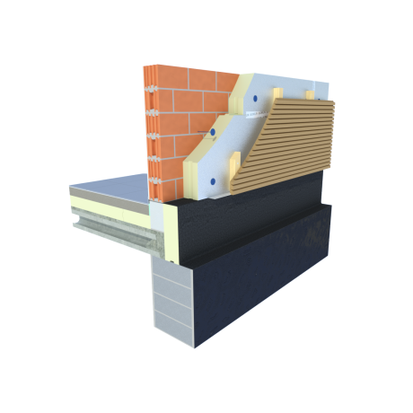 Unilin uTHERM wall A 8cm/Rd3.60 (pak 4,32m²) Unilin uTHERM wall A 8cm/Rd3.60 (pak 4,32m²)