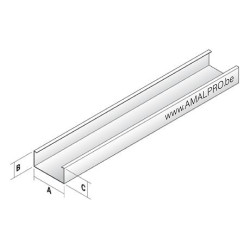 Metal stud plafond C60/27 - 4 m