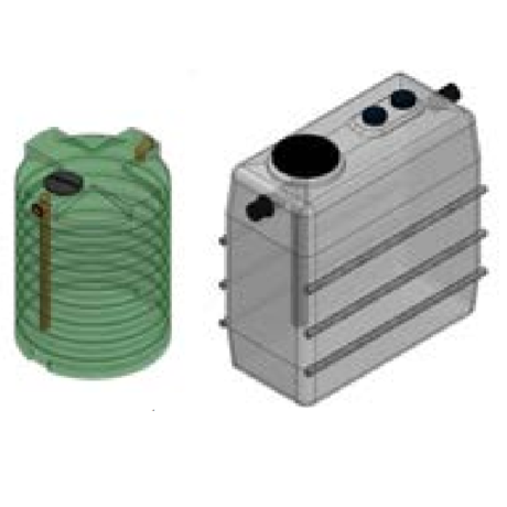 OPTIE ombouw naar septische tank OPTIE ombouw naar septische tank