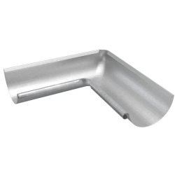 METIGLA n°4 Binnenhoek goot - Alu Zink metaalkleur