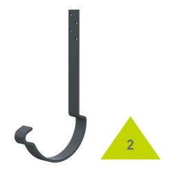 METIGLA n°2 Versterkte haak - RAL7016 antraciet glanzend