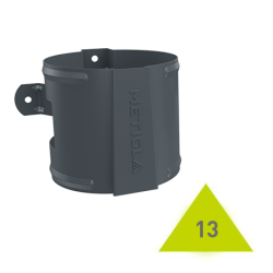 METIGLA n°13 Afvoerhechting - RAL7016 antraciet glanzend