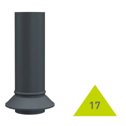 METIGLA n°17 Aansluitstuk afvoer - RAL7016 antraciet mat