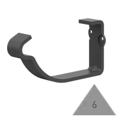 METIGLA n°6 Wandhaak - RAL9005 zwart mat