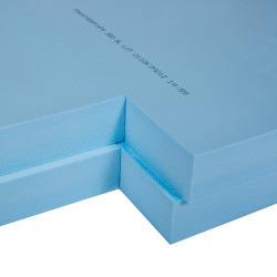 Ravatherm XPS plaat sponning 4cm/Rd1.20 (125x60cm - 0,75m²)