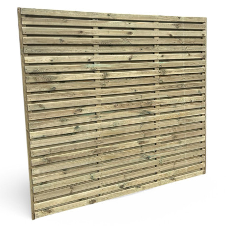 Houten scherm horizontaal B200xH180cm (Linus scherm)