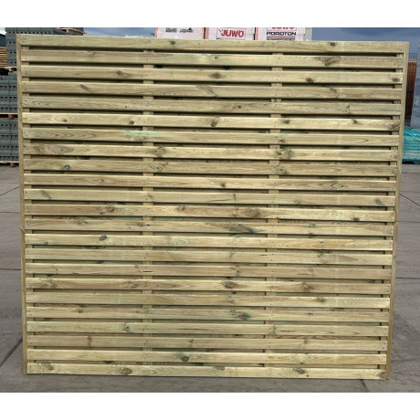 Houten scherm horizontaal B200xH180cm (Linus scherm)