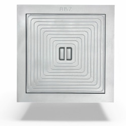 Putdeksel aluminium ABZ HQ dubbel 60x60