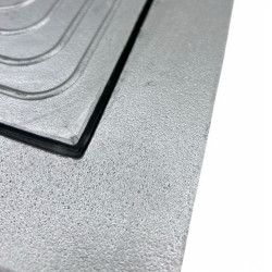 Putdeksel aluminium dubbel 30x30