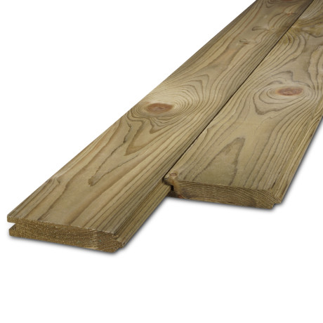 Tand&Groef plank grenen 3,4x14,5x300cm