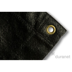 Afschermdoek PP 1.5mx25m 100% ondoorzichtig zwart