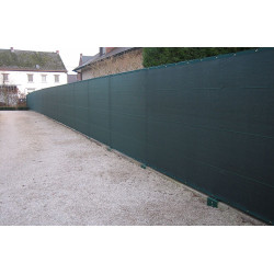 Afschermdoek omheining PP groen 1.5mx25m