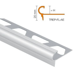 Schluter TREP-FL AE 1,0m 11mm alu mat Schluter TREP-FL AE 1,0m 11mm alu mat