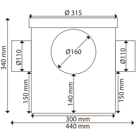 Devacontrol met inox regenwaterfilter 