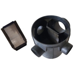 Devacontrol met inox regenwaterfilter 