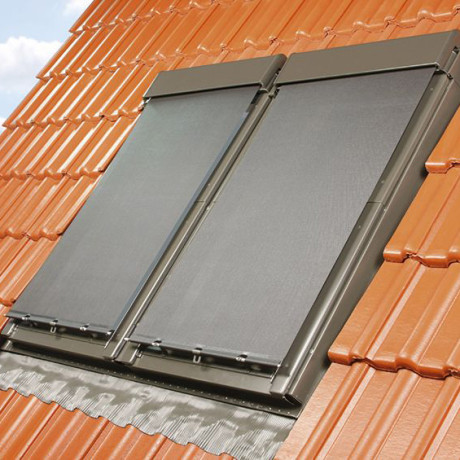 FAKRO AMZ Komfort 089 buitenzonnewering 94x140 RAL7022