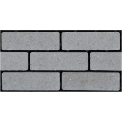 Klinker waterdoorlaatbaar 20x6.5x8 grijs (pallet 8,42m²)