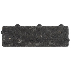 Klinker waterdoorlaatbaar 20x6.5x8 zwart inline (pallet 8,42m²)