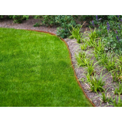 Eccoborder EASYFIX CS 150 L240xH15cm corten (+ 3 pennen & pockets)