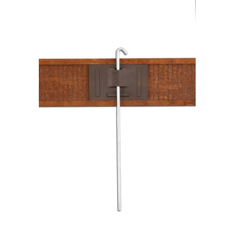 Eccoborder EASYFIX CS 150 L240xH15cm corten (+ 3 pennen & pockets)