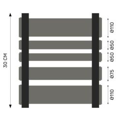 Energiesteen nutsleidingen bekistingstuk 30cm Energiesteen nutsleidingen bekistingstuk 30cm