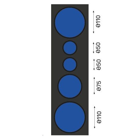 Energiesteen nutsleidingen bekistingstuk 35cm Energiesteen nutsleidingen bekistingstuk 35cm
