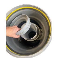 DS tussenfilterput dia315xH700 aansluiting dia.125/160