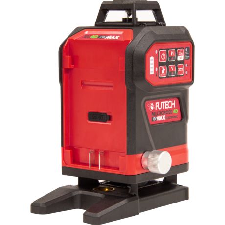 FUTECH MC4D kruislijnlaser 18VMAX groen + statief 180cm