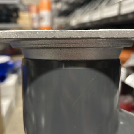 Deksel (gesloten) aluminium 30x30 voor buis diam.250