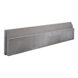 Boordsteen fijne bovenzijde 100x20x6-1,5 grijs