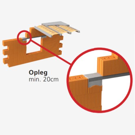 Betonlalei voorgespannen B14xH6xL320cm