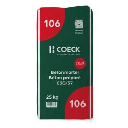 Beton C30/37 in plastiek zak 25KG (pallet 48 zakken)