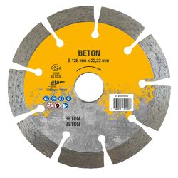 Bouwdepot diamantschijf BETON - 125mm