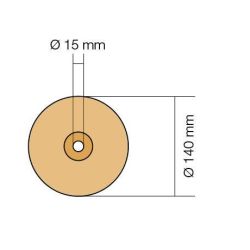 Schluter KERDI-MV15 buismanchet 15mm - per stuk
