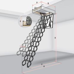 FAKRO LSE Energy Efficient zoldertrap op maat