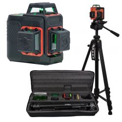 FUTECH MC3D kruislijnlaser BRAVE Groen case set