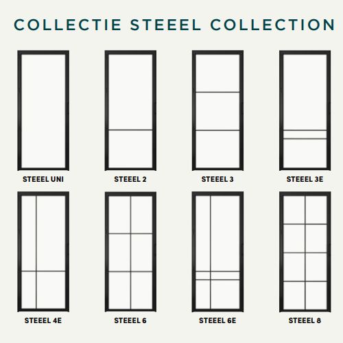 STEELIT deur collection STEEEL