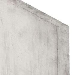 Betonplaat 200x36cm glad grijs