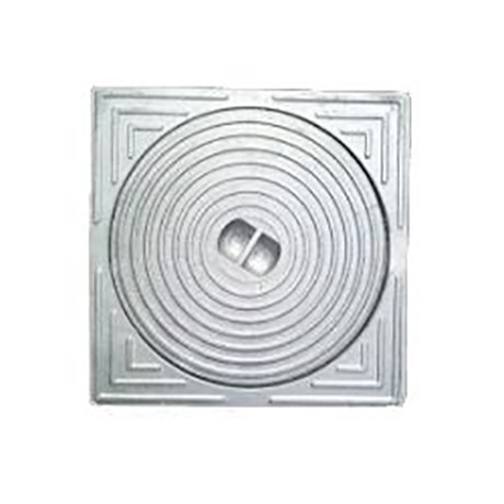 Deksel aluminium 15x15 - diam.110
