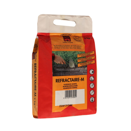 PTB refractaire-M 5KG bruingrijs