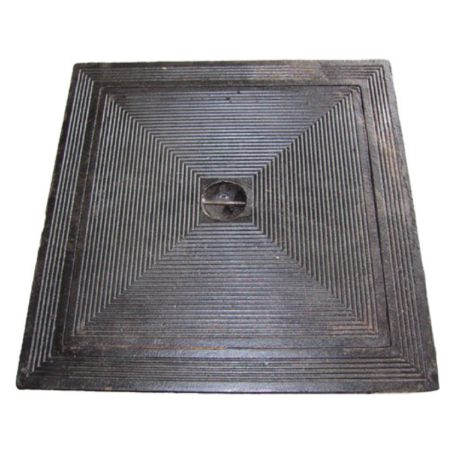 Putdeksel gietijzer enkel 40x40