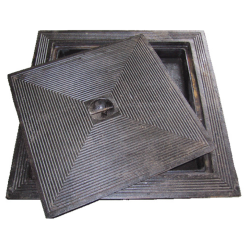 Putdeksel gietijzer dubbel 40x40