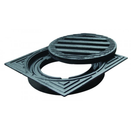 Rooster gietijzer 40x40 - diam.315