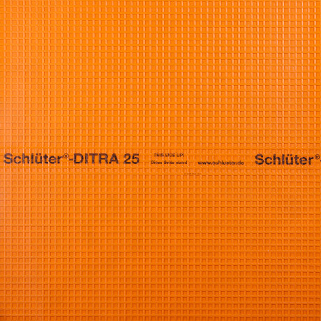 Schluter DITRA-25 ontkoppelingsmat 5x1m Schluter DITRA-25 ontkoppelingsmat 5x1m