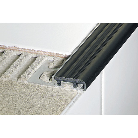Schluter TREP-S 2,5m 10mm grafietzwart