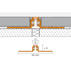 Schluter DILEX-AKWS 2,5m 12,5mm grijs Schluter DILEX-AKWS 2,5m 12,5mm grijs