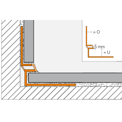 Schluter DILEX-EKE 2,5m 11mm/10mm zuiver wit Schluter DILEX-EKE 2,5m 11mm/10mm zuiver wit