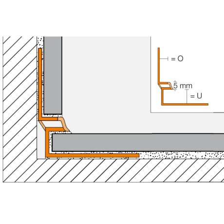 Schluter DILEX-EKE 2,5m 11mm/10mm zuiver wit Schluter DILEX-EKE 2,5m 11mm/10mm zuiver wit