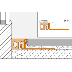 Schluter DILEX-KSA E 2,5m 11mm grafietzwart Schluter DILEX-KSA E 2,5m 11mm grafietzwart
