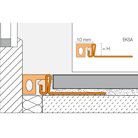 Schluter DILEX-KSA E 2,5m 11mm grafietzwart Schluter DILEX-KSA E 2,5m 11mm grafietzwart